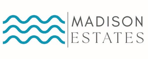 The image is a logo of Madison Estates.